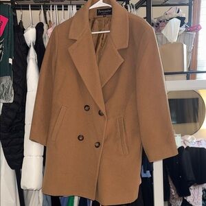 Forecaster of Boston Women's Tan PeaCoat